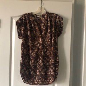 Short sleeve/sleeveless tunic top from Pleione. XS.